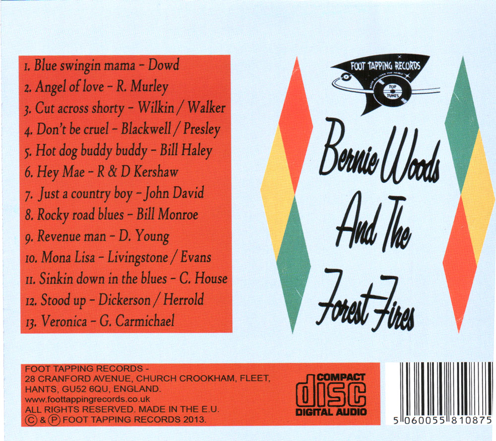 CD - Bernie Woods & The Forest Fires - Rock, Roll & Stroll