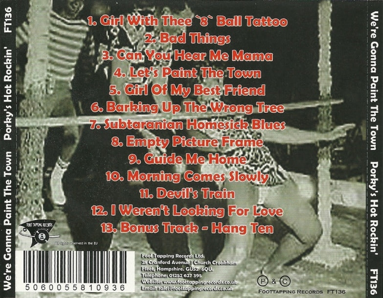 CD - Porky's Hot Rockin' - We're Gonna Paint The Town