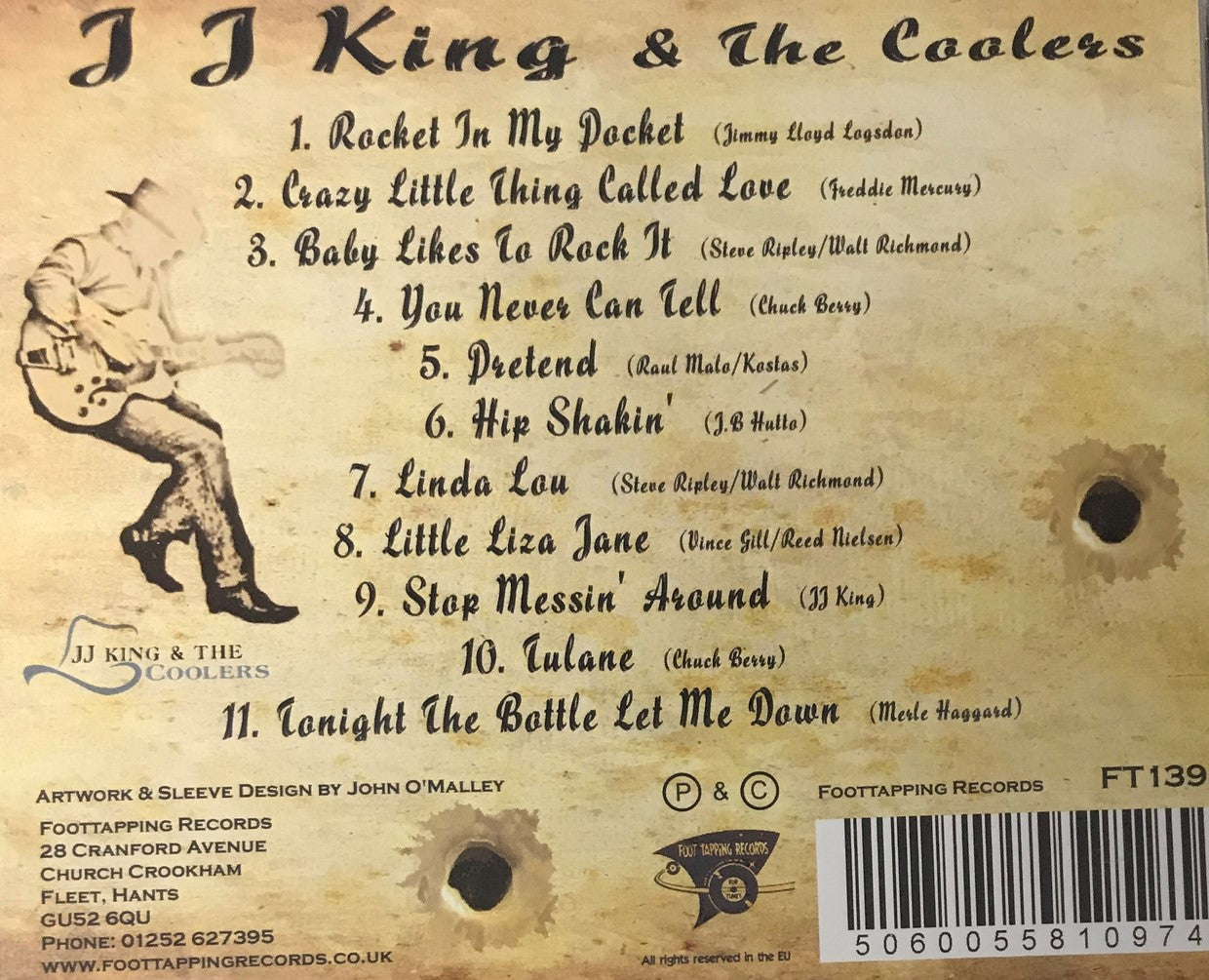 CD - JJ King & The Coolers - Southern Style