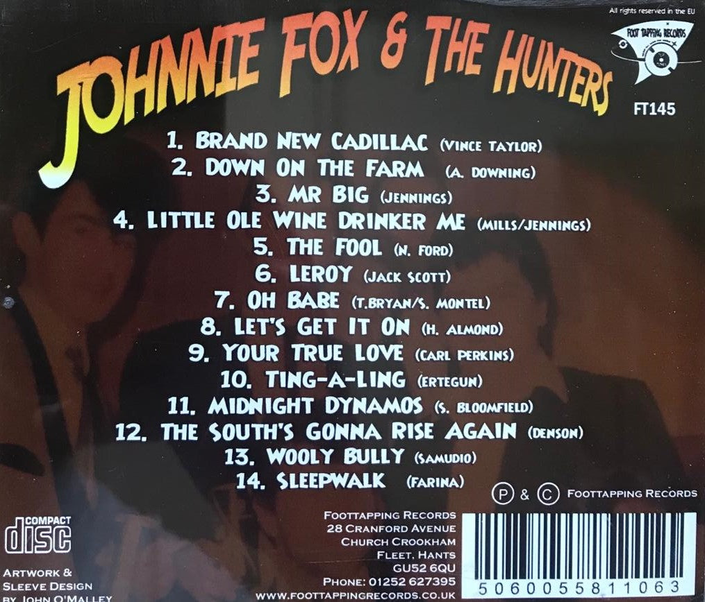 CD - Johnnie Fox And The Hunters - Oi! Oi!