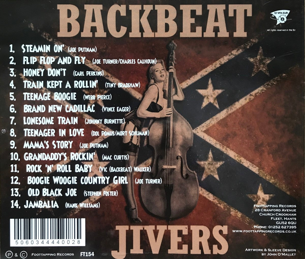 CD - Backbeat Jivers - Steamin' On