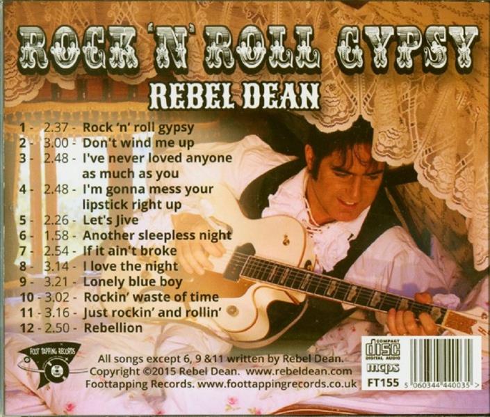 CD - Rebel Dean - Rock'n'Roll Gypsy