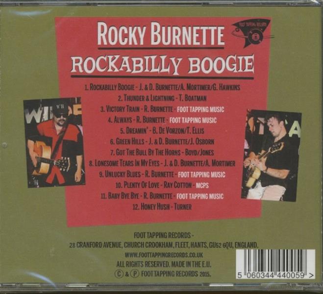 CD - Rocky Burnette - Rockabilly Boogie