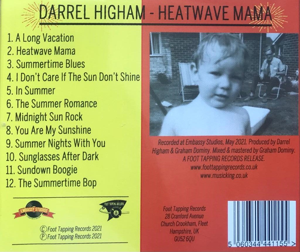 CD - Darrel Higham - Heatwave Mama