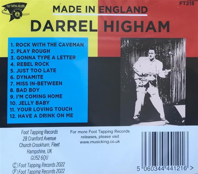 CD - Darrel Higham - Made in England