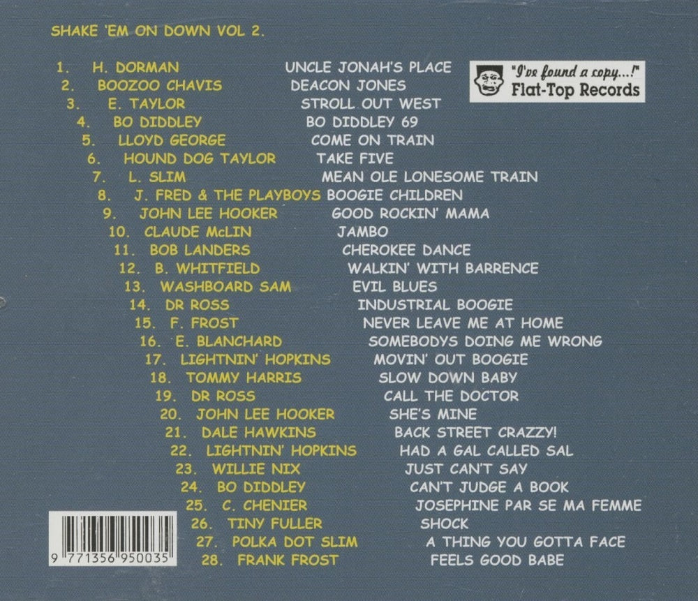 CD - VA - Shake 'Em On Down Vol. 2