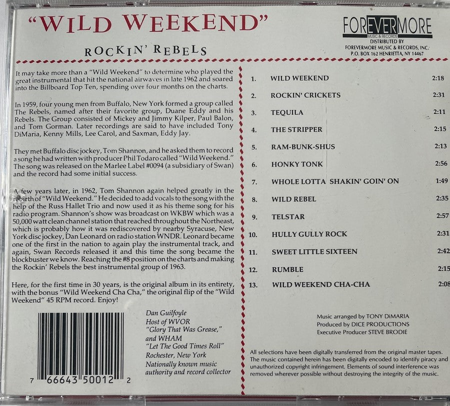 CD - Rockin' Rebels - Wild Weekend