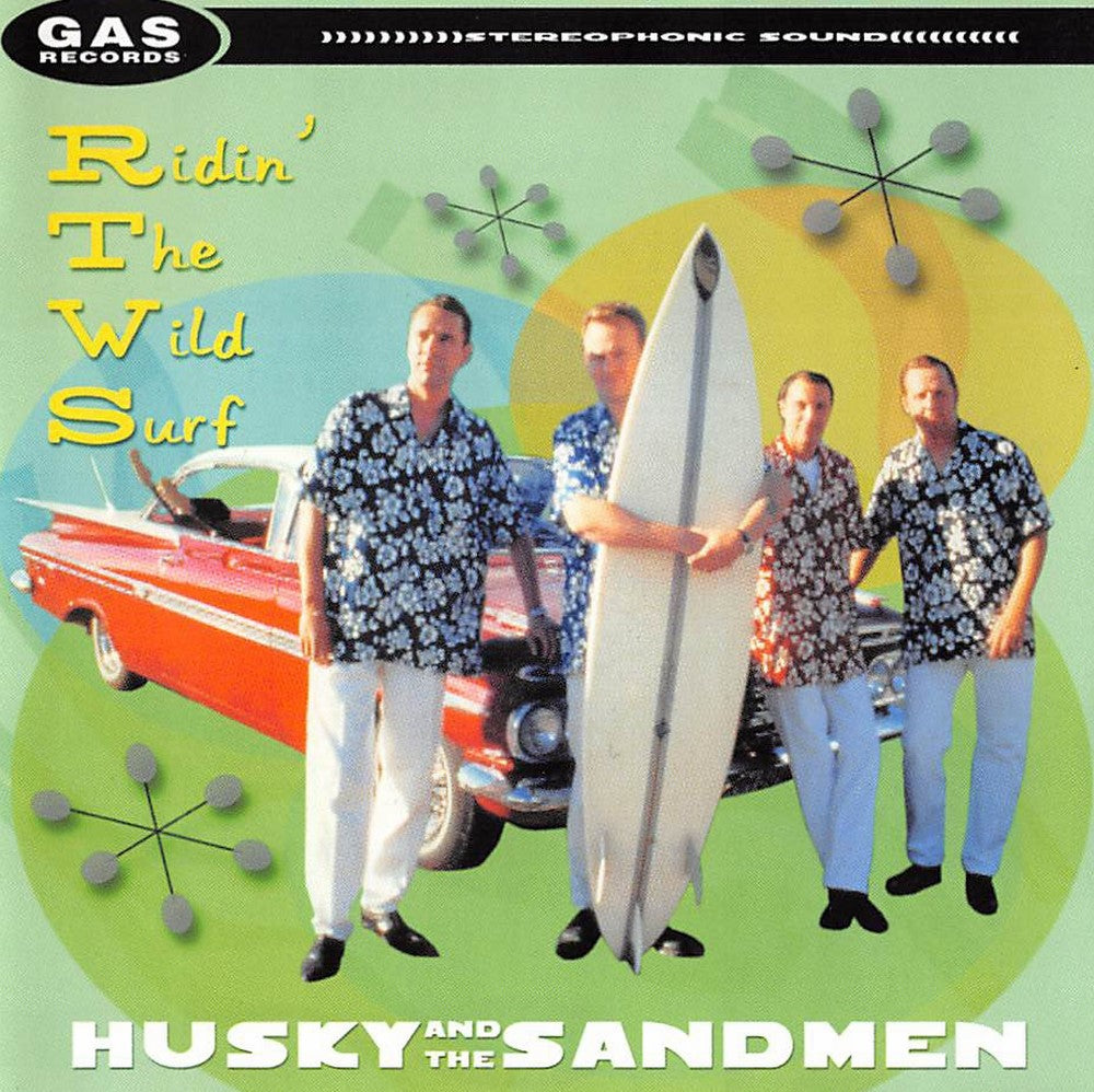 CD - Husky & The Sandmen - Ridin' The Wild Surf