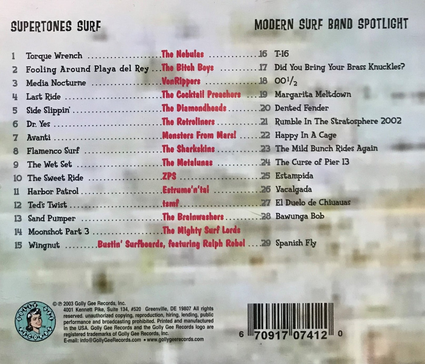 CD - Supertones Surf - Modern Surf Band Spotlight