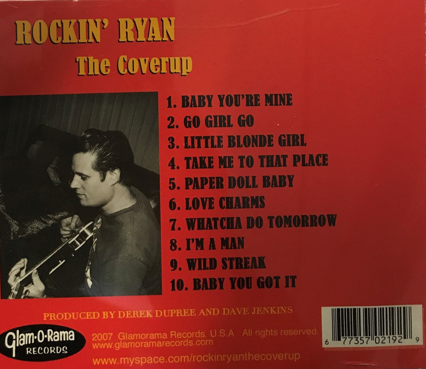 CD - Rockin' Ryan - The CoverUp