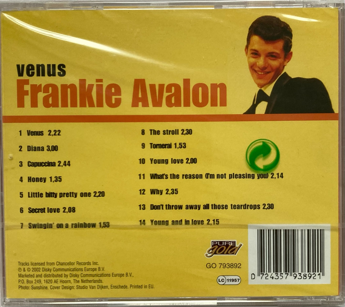 CD - Frankie Avalon - Venus