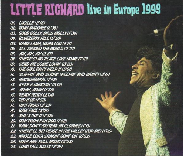 CD - Little Richard - Live In Europe 1993