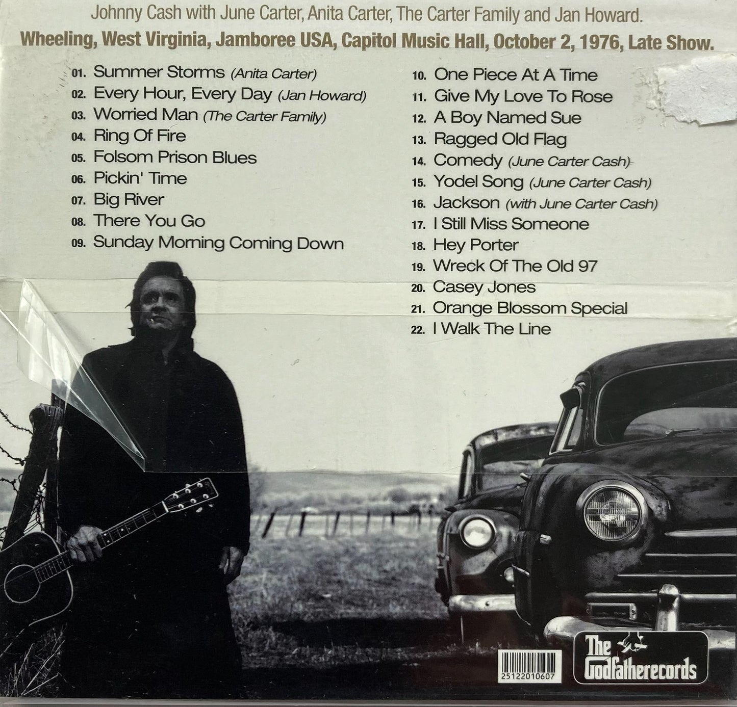 CD - Johnny Cash - Longing For Old Virginia