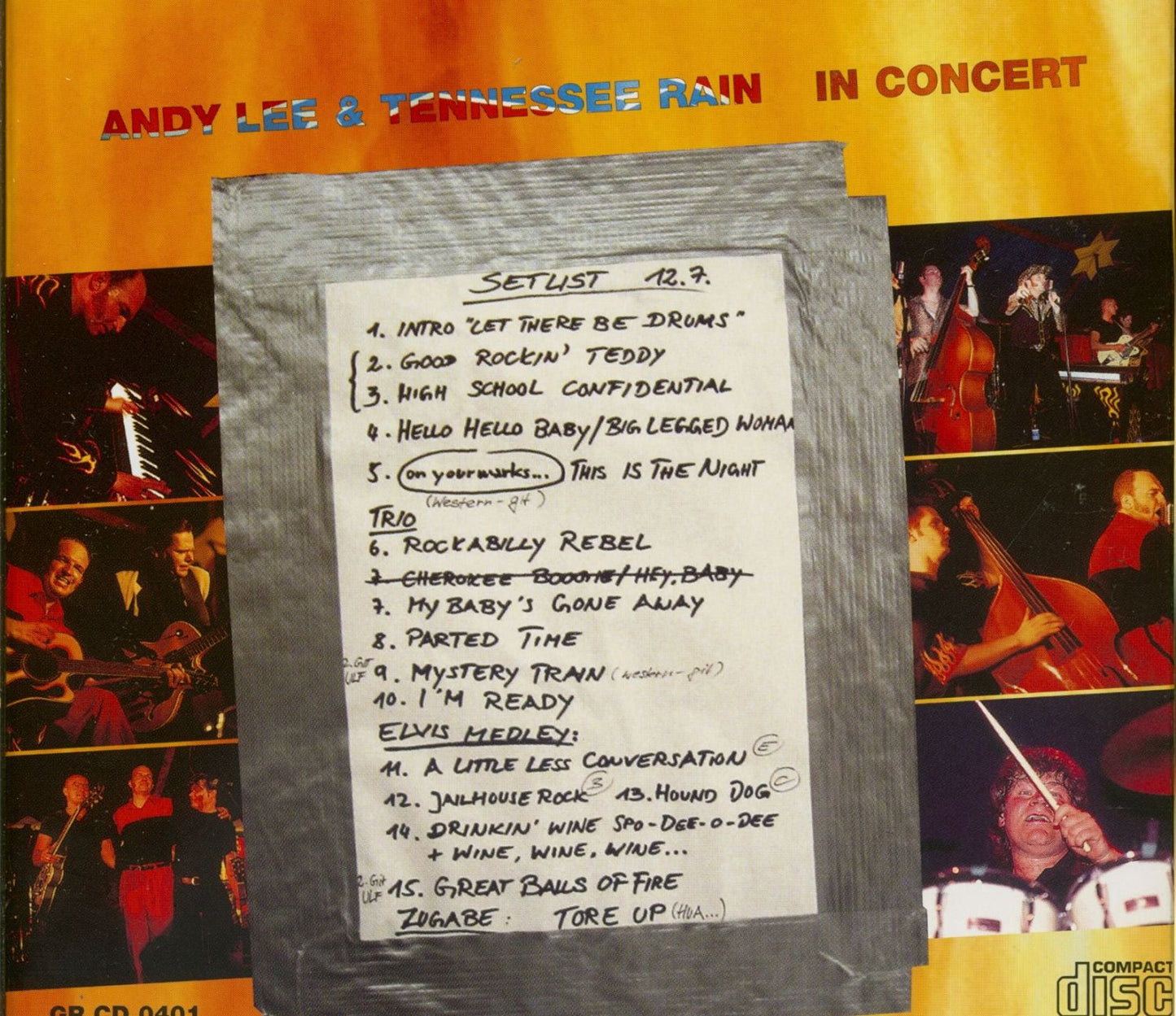 CD - Andy Lee - In Concert