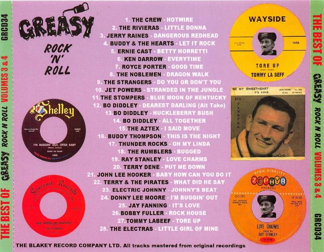 CD - VA - Greasy Rock And Roll Vol. 3 & 4