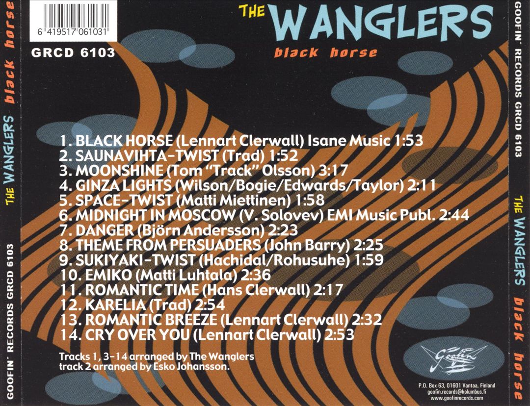 CD - Wanglers - Black Horse