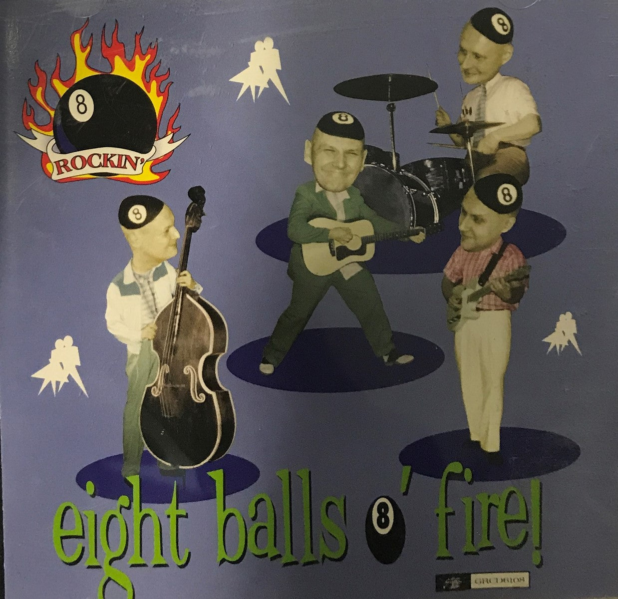 CD - Rockin 8-Balls - Eight Balls O' Fire