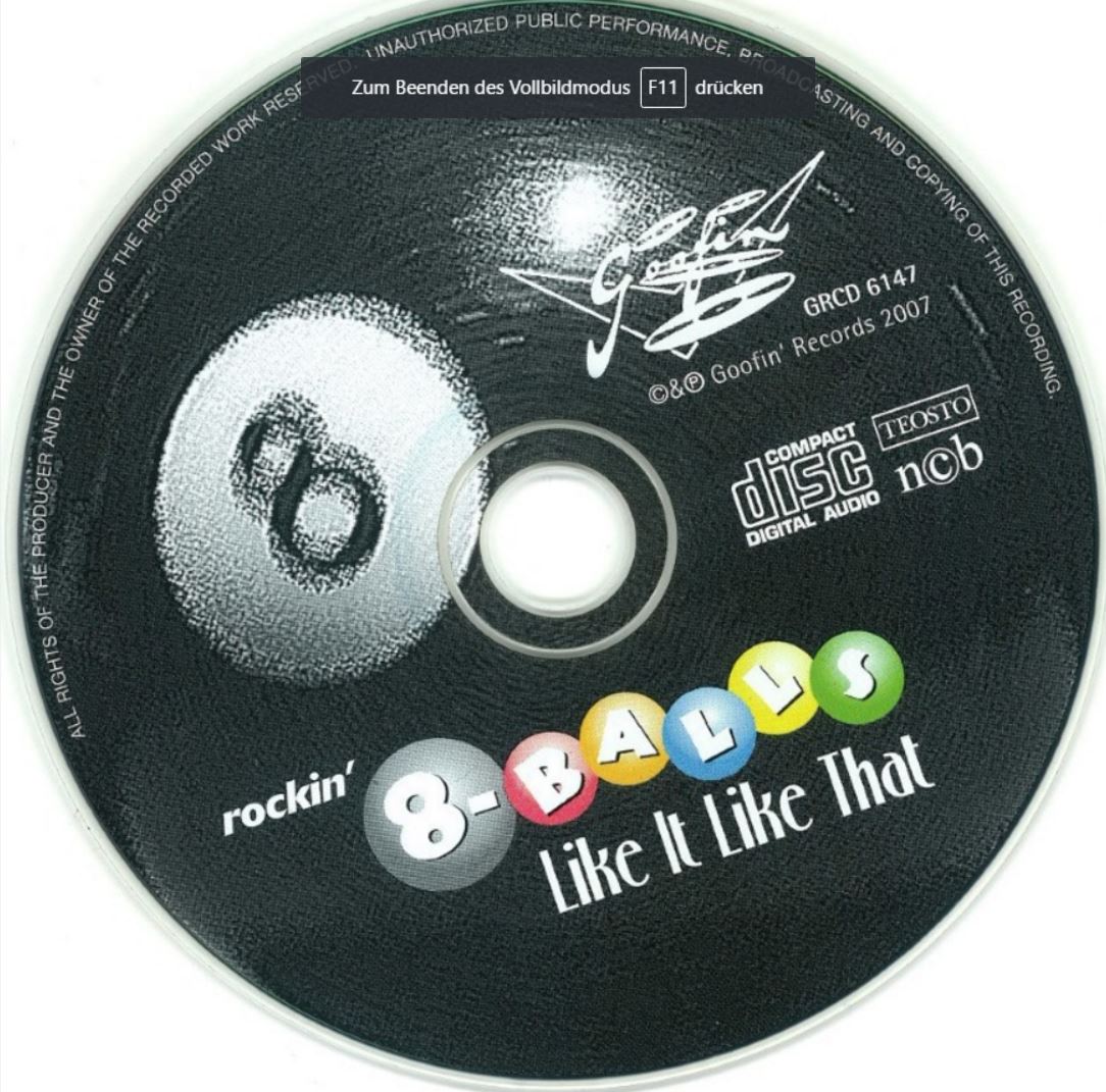 CD - Rockin' 8-Balls - Like It Like That