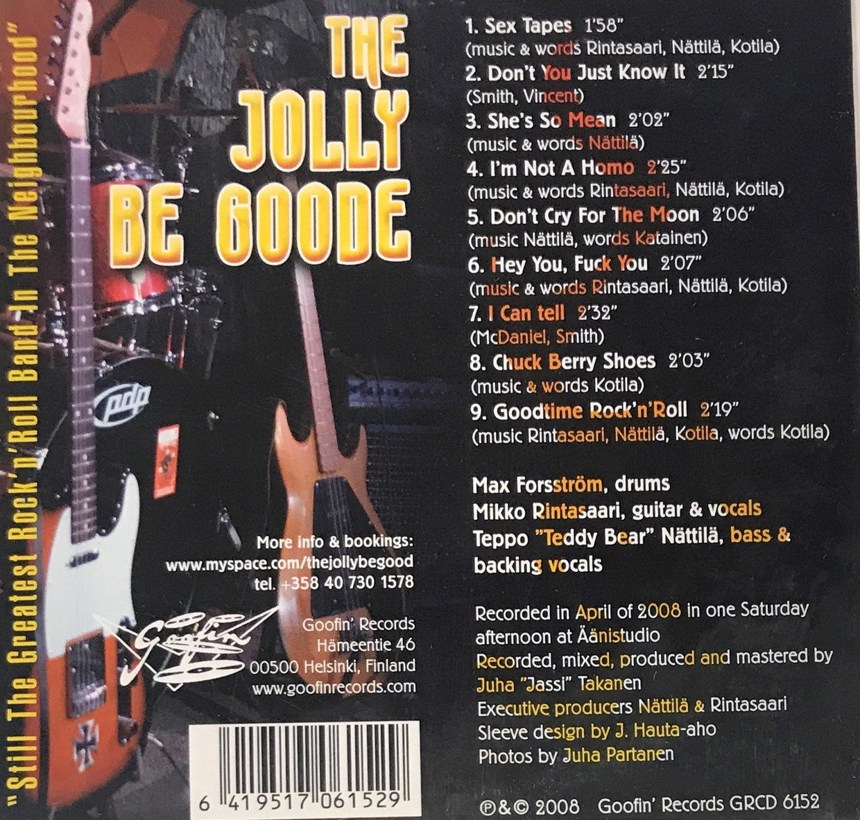 CD - Jolly Be Goode - Still No Ballads