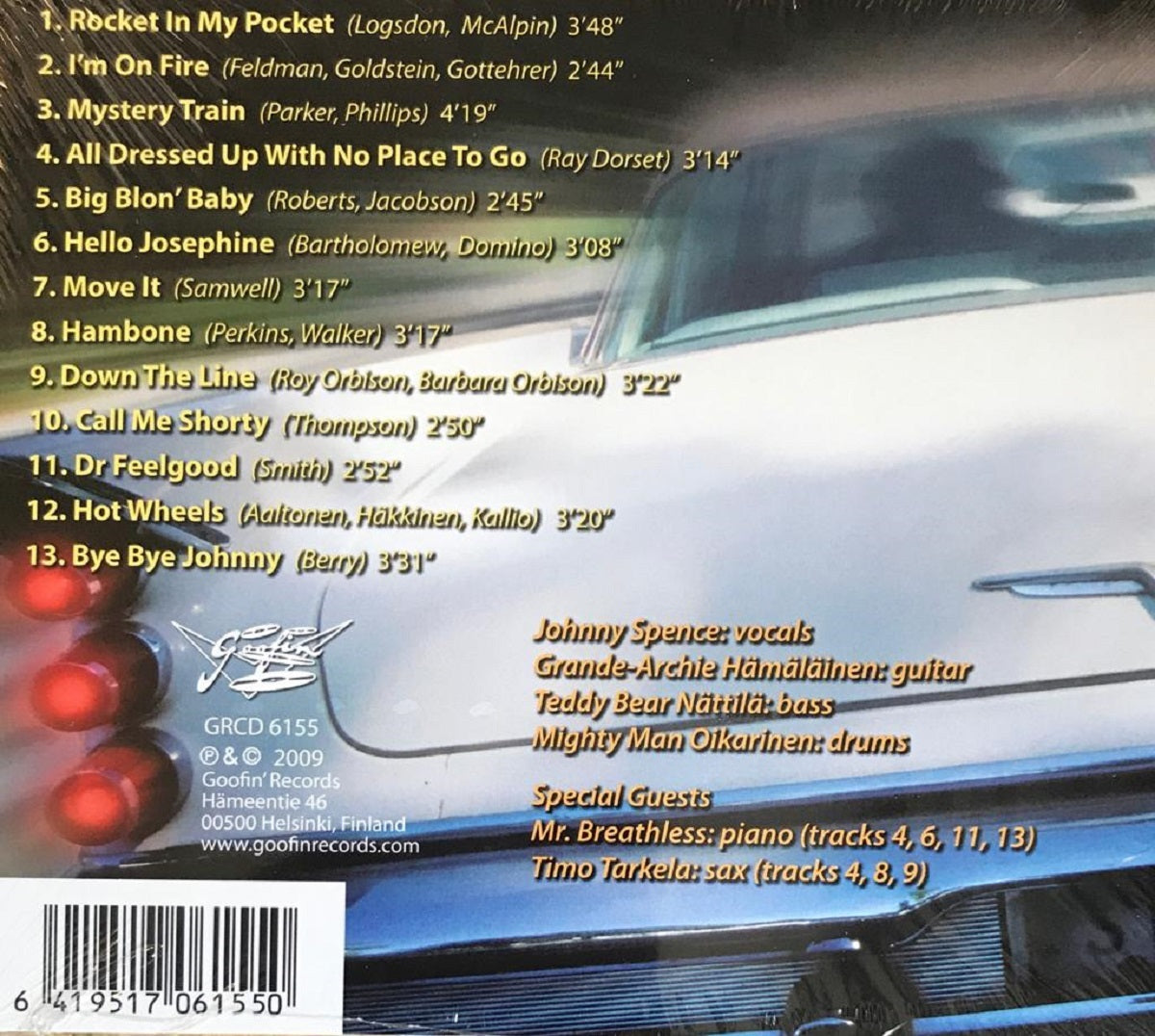 CD - Johnny Spence & Doctors Order - Full Throttle No Breakes