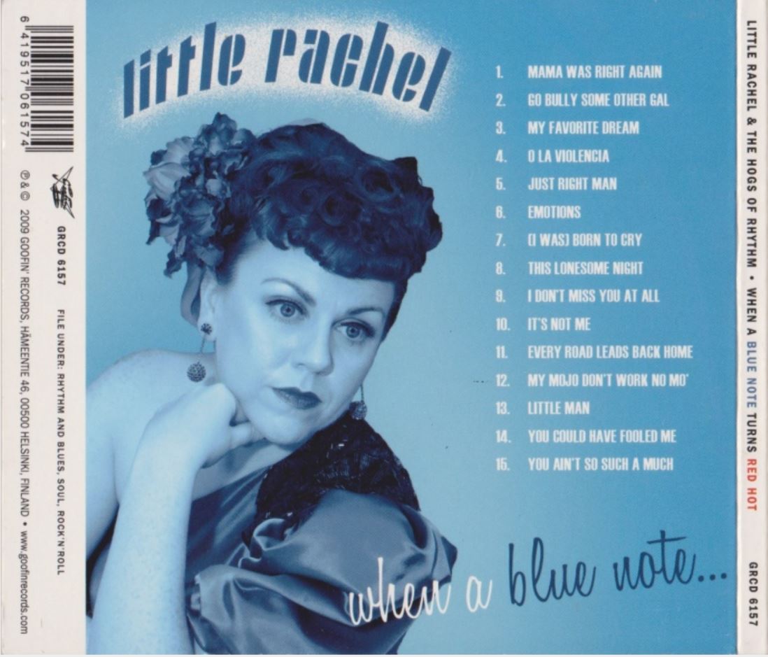 CD - Little Rachel & The Hogs Of Rhythm - When A Blue Note Turns Red Hot