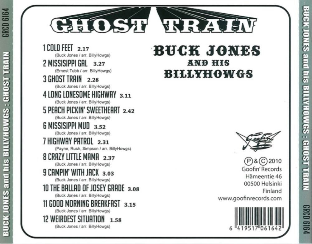 CD - Buck Jones & And The Billy Howgs - Ghost Train