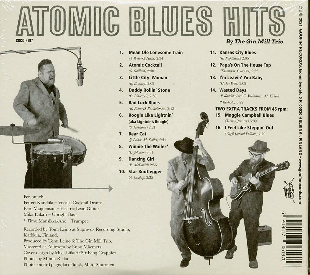 CD - Gin Mill Trio - Atomic Blues Hits