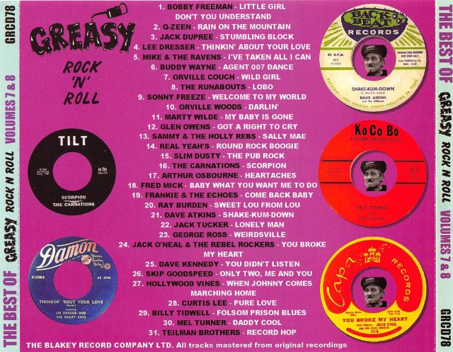 CD - VA - Greasy Rock And Roll Vol. 7 & 8