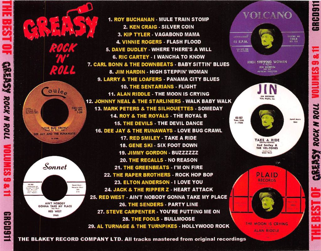 CD - VA - Greasy Rock And Roll Vol. 9 & 11