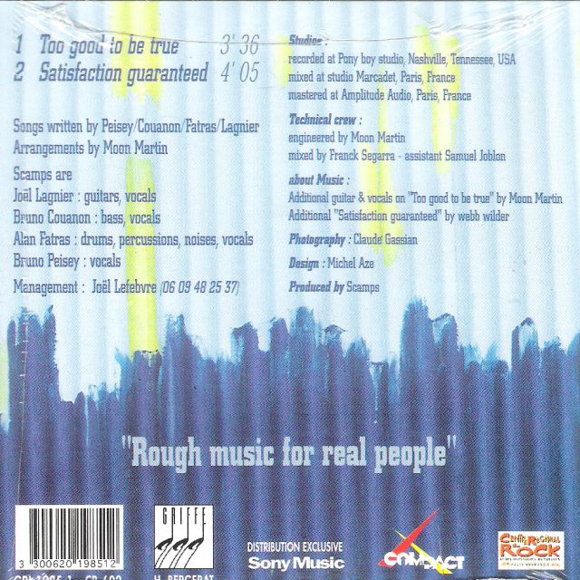 CD - Scamps - To Good To Be True (Promo Sp)