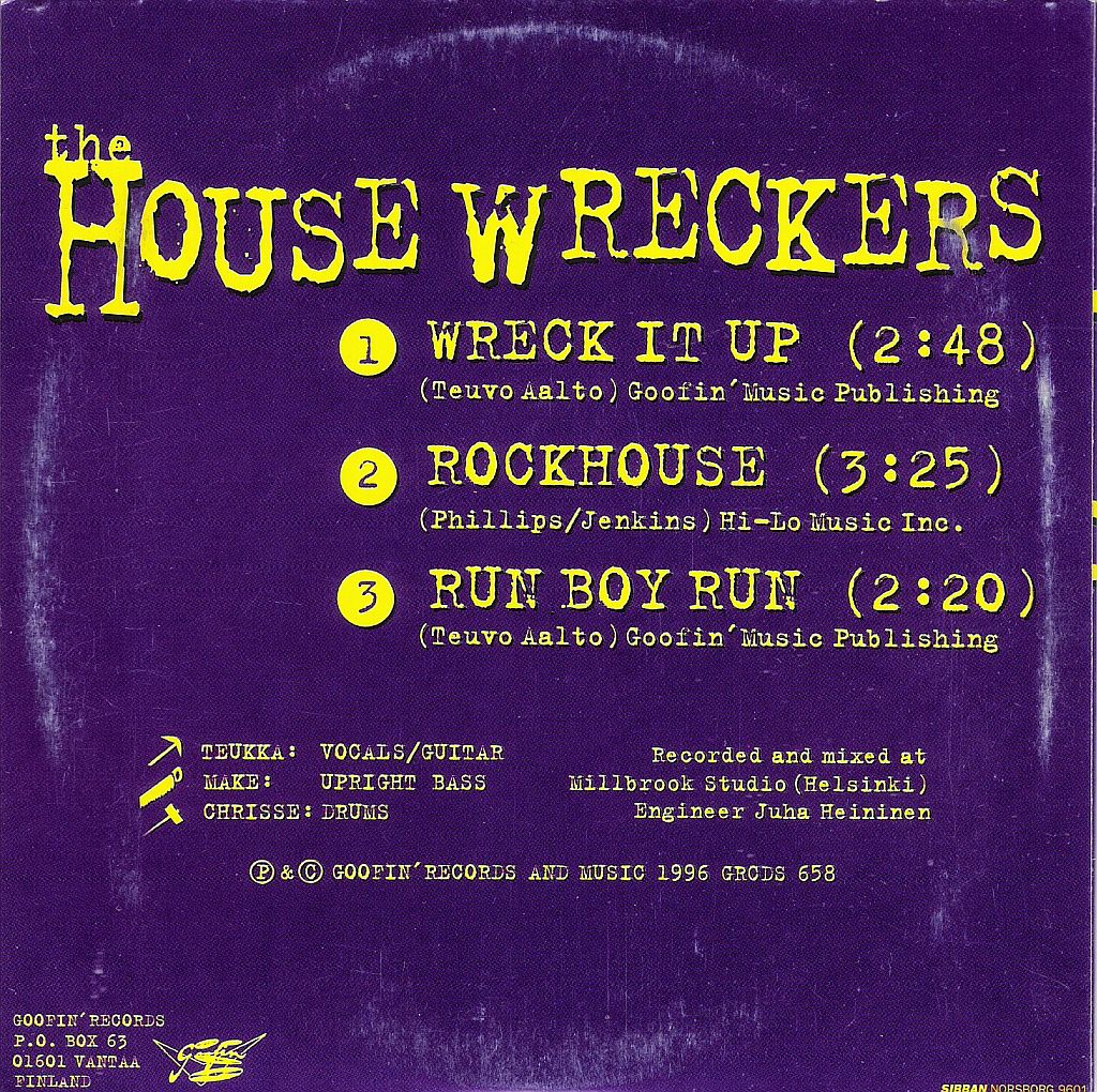 CD-Single - Housewreckers - Wreck It Up