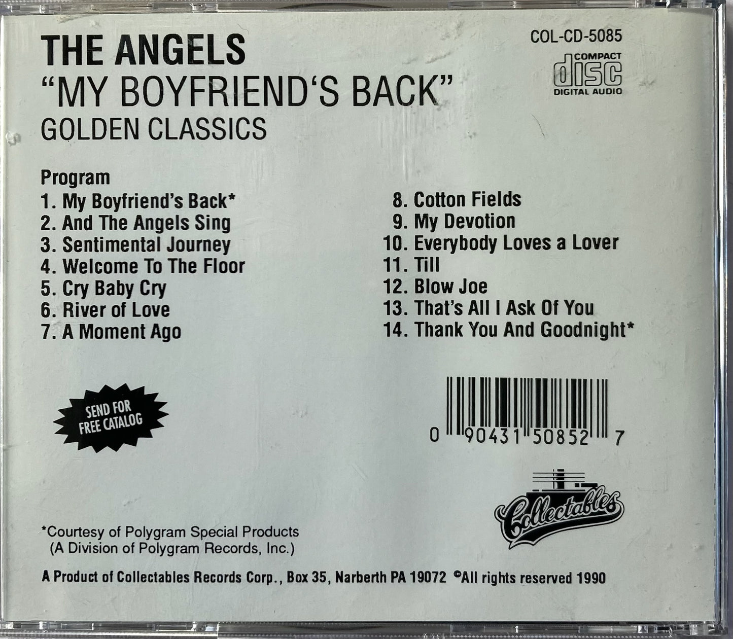 CD - Angels - My Boyfriend's back