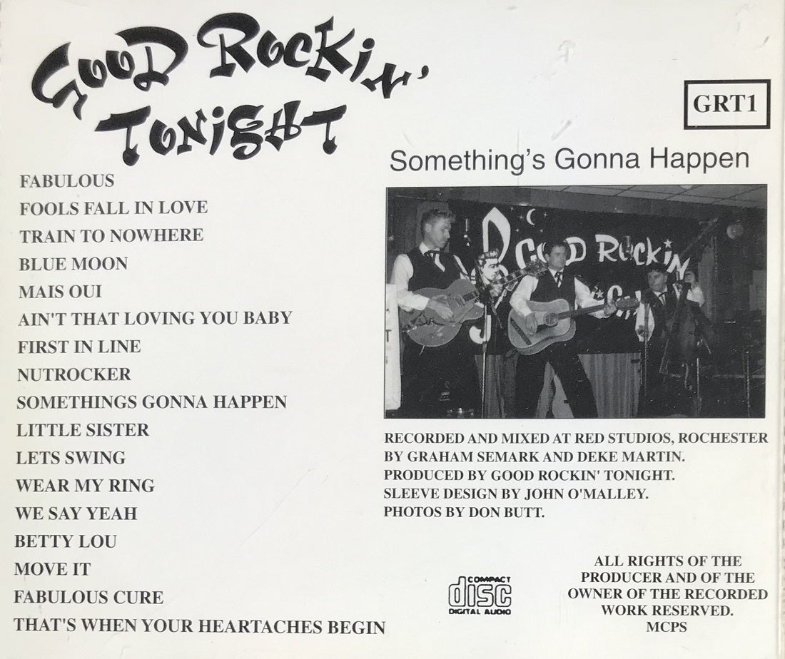 CD - Good Rockin Tonight - Somethings Gonna Happen