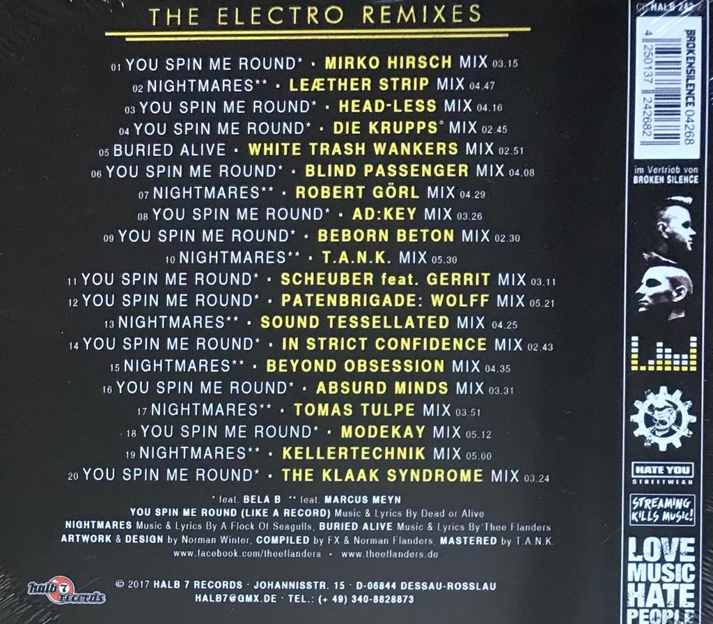 CD - Thee Flanders - The Electro Remixes