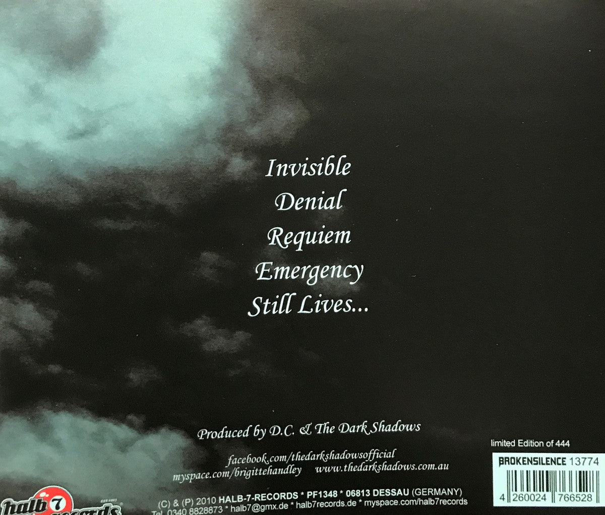 CD - Dark Shadows - Invisible