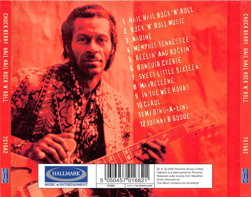 CD - Chuck Berry - Hail Hail Rock'n'Roll