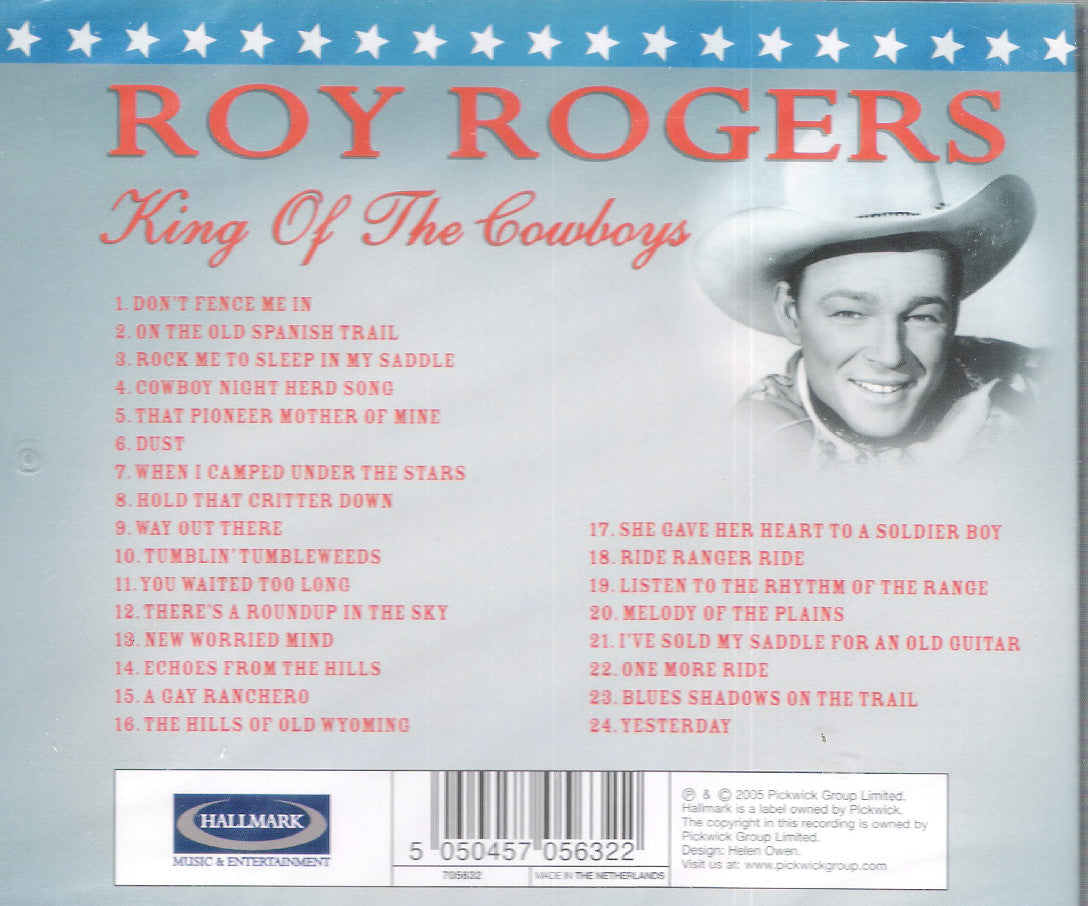 CD - Roy Rogers - King Of The Cowboys