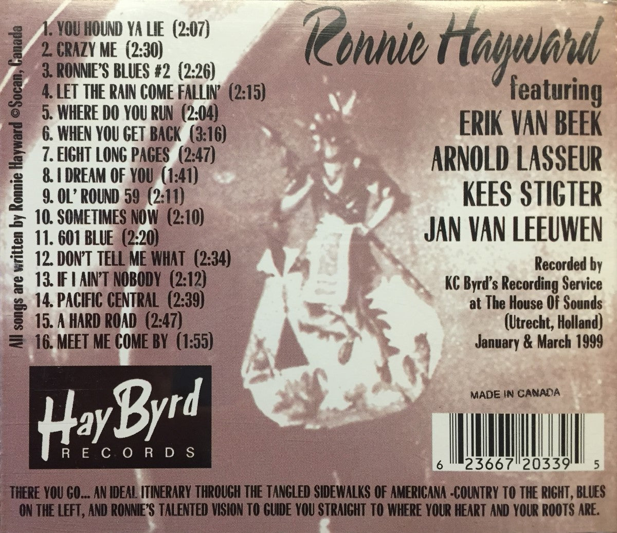 CD - Ronnie Hayward - The Lost Utrecht Sessions