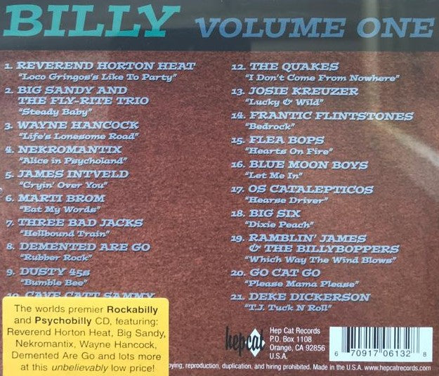 CD - VA - Billy Volume 1