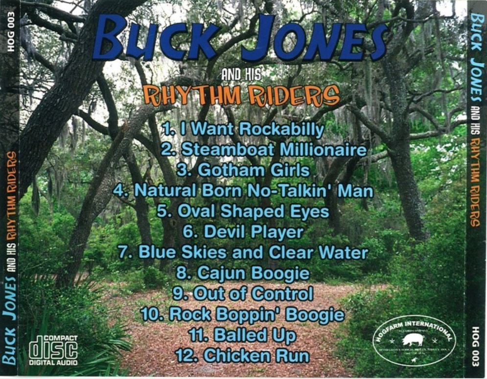 CD - Buck Jones & His Rhythm Riders - Never Give Up