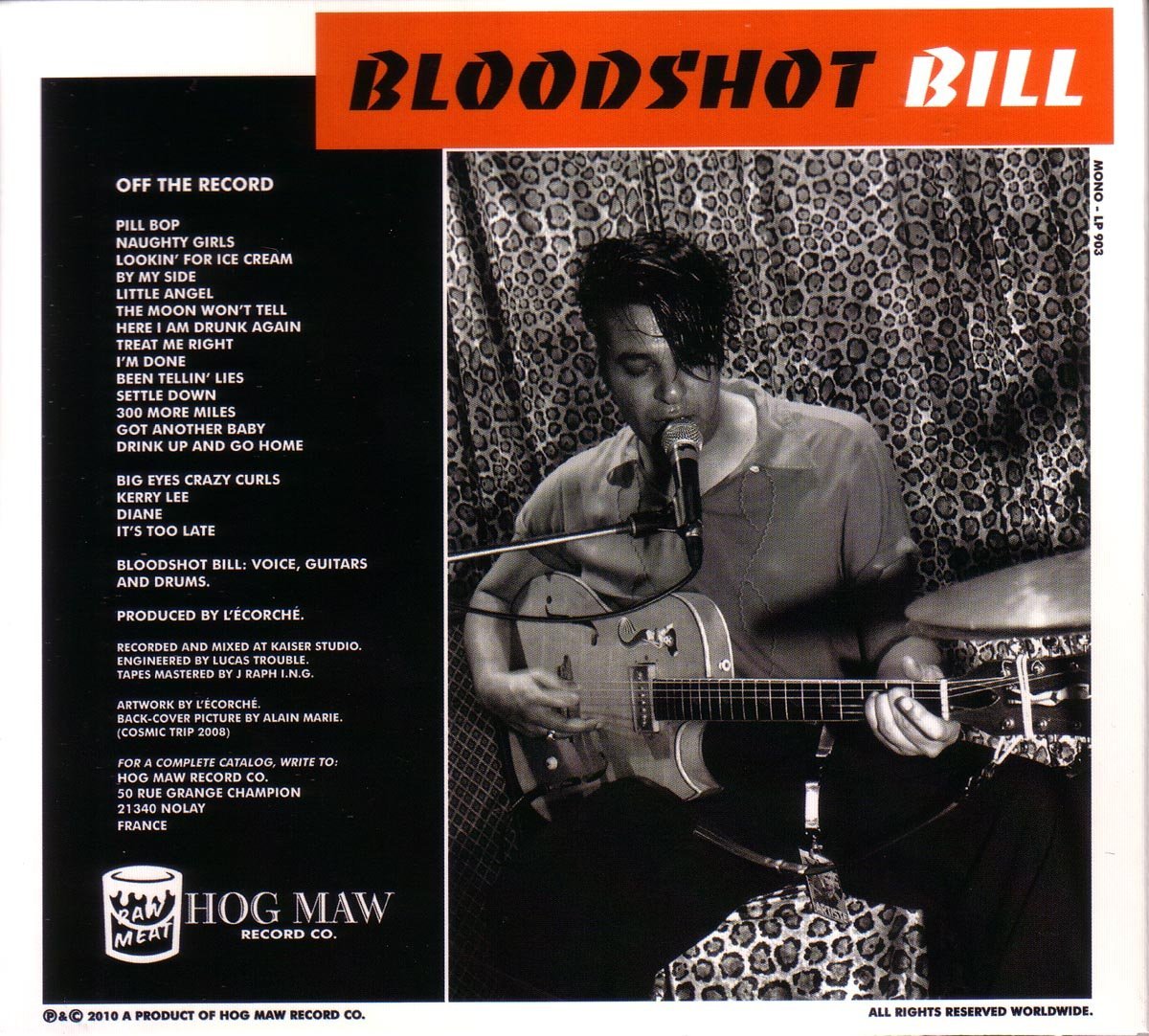 CD - Bloodshot Bill - All Messed Up