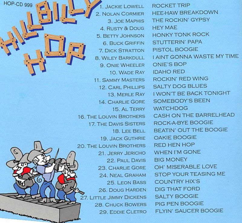 CD - VA - Hillbilly Hop Vol. 1 – Rockabillyshop