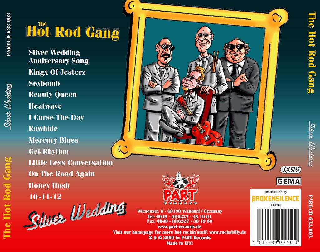 CD - Hot Rod Gang - Silver Wedding