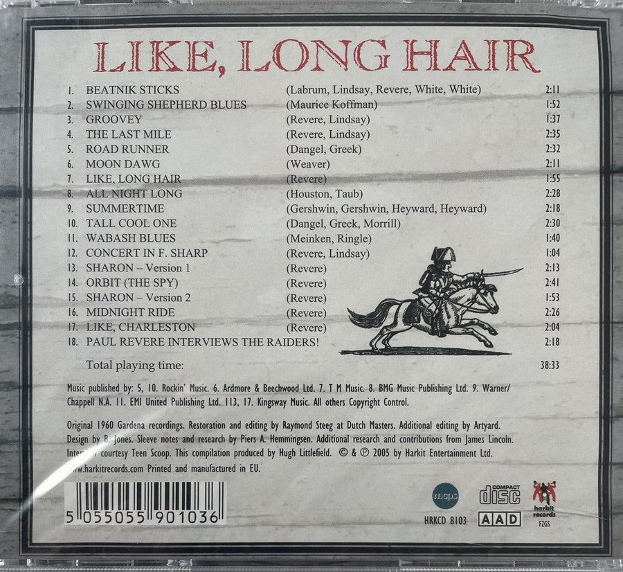 CD - Paul Revere And The Raiders - Like, Long Hair