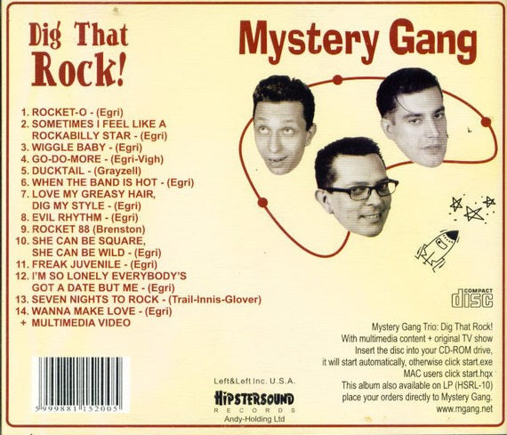 CD - Mystery Gang Trio - Dig That Rock!