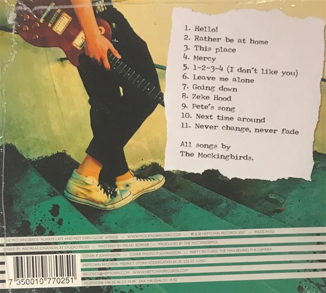 CD - Mockingbirds - Always Late And Not Even Close