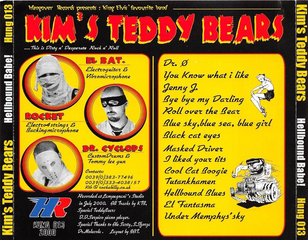 CD - Kim's Teddy Bears - Hellbound Babe