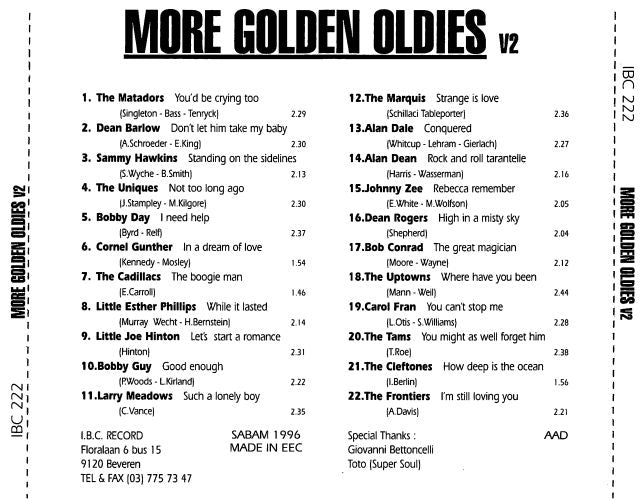 CD - VA - More Golden Oldies Vol. 2