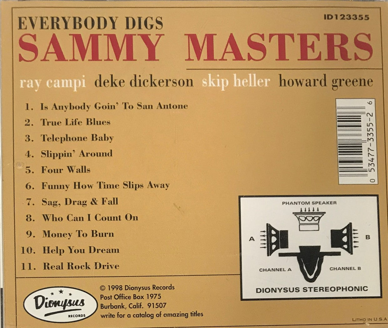 CD - Sammy Masters - Everybody Digs Sammy Masters