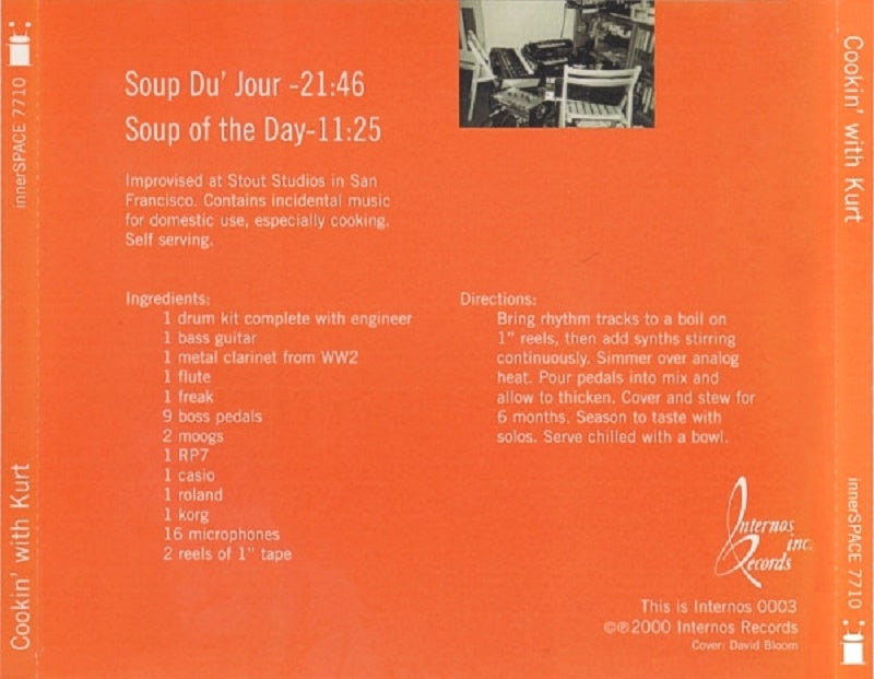 CD - Cookin' With Kurt - Soup Du Jour